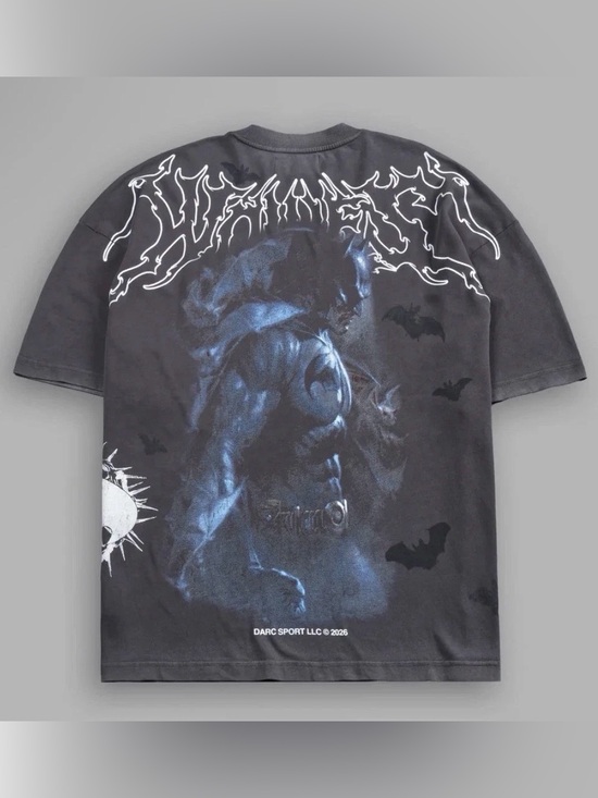 Darc Sport Other - DARC SPORTS Bats In The Night Premium Oversized Tee in Wolf Gray